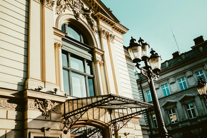 Teatr Polski - wejście główne. 