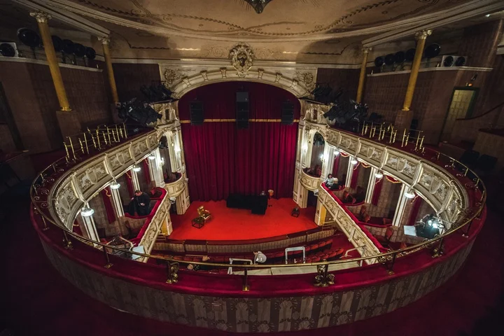 Wnętrze Teatru Polskiego. 