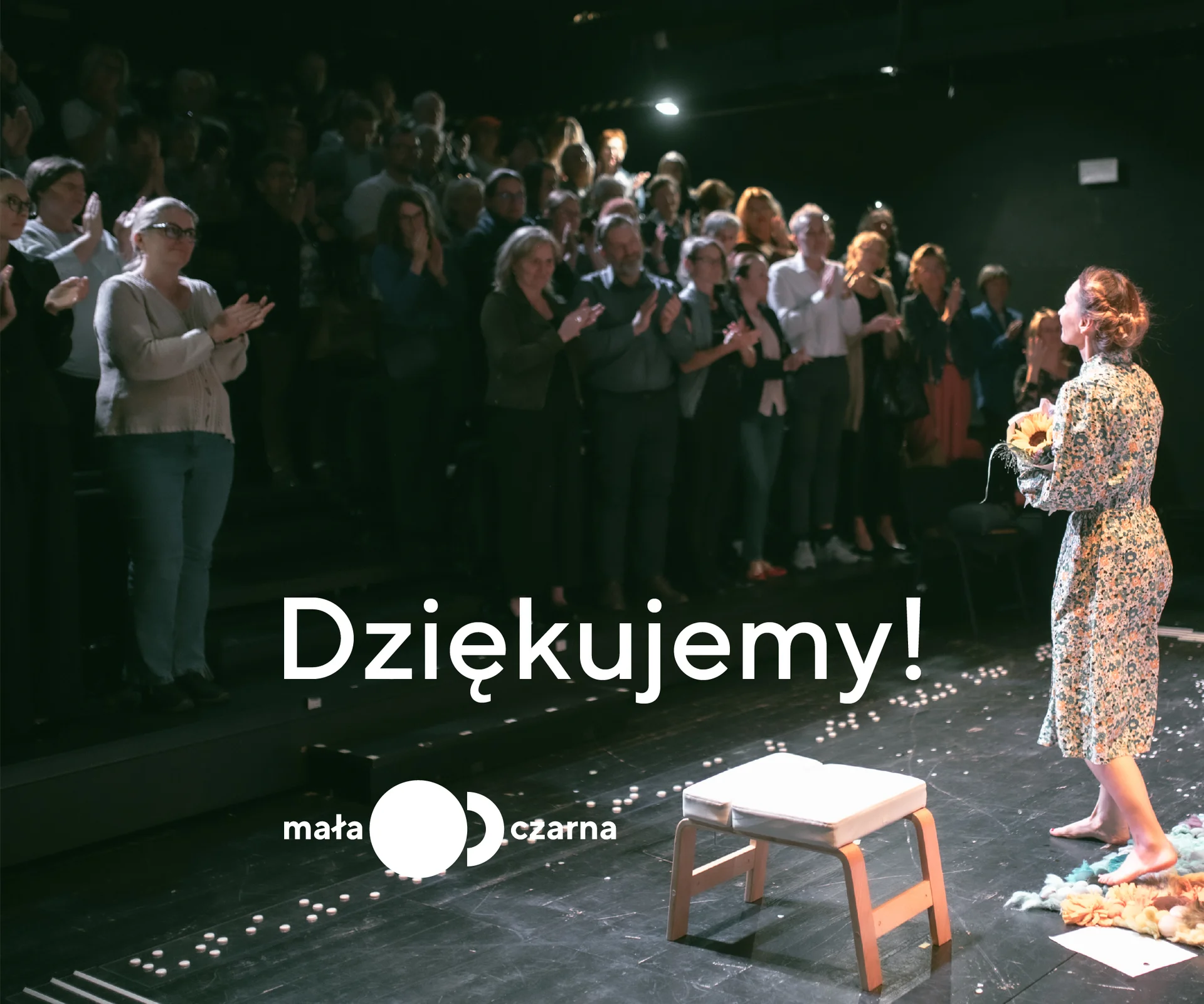 Mała czarna - grafika z podziękowaniem